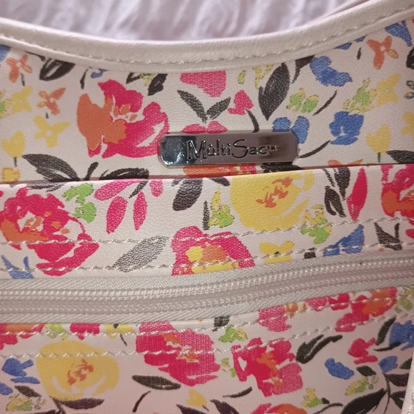 Multicolor Floral Women's Shoulder Bag - Picture 11 of 14